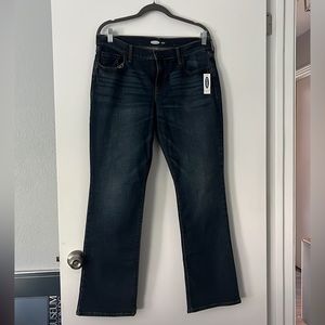 Old Navy Bootcut Jeans Womens Size 12 Short Blue Denim Original Stretch